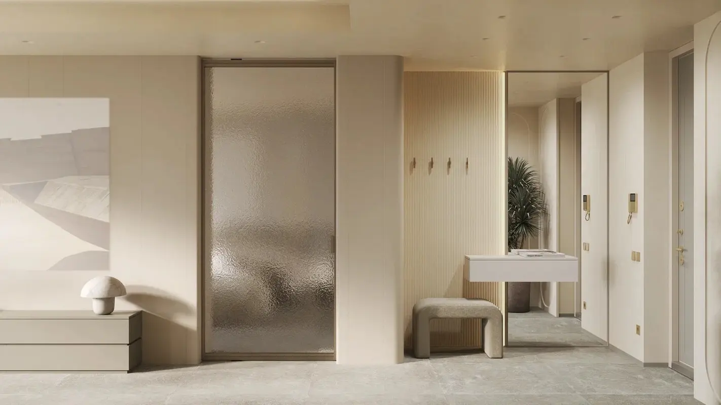 Алюминиевая дверь MINOLI 4 PIVOT 180