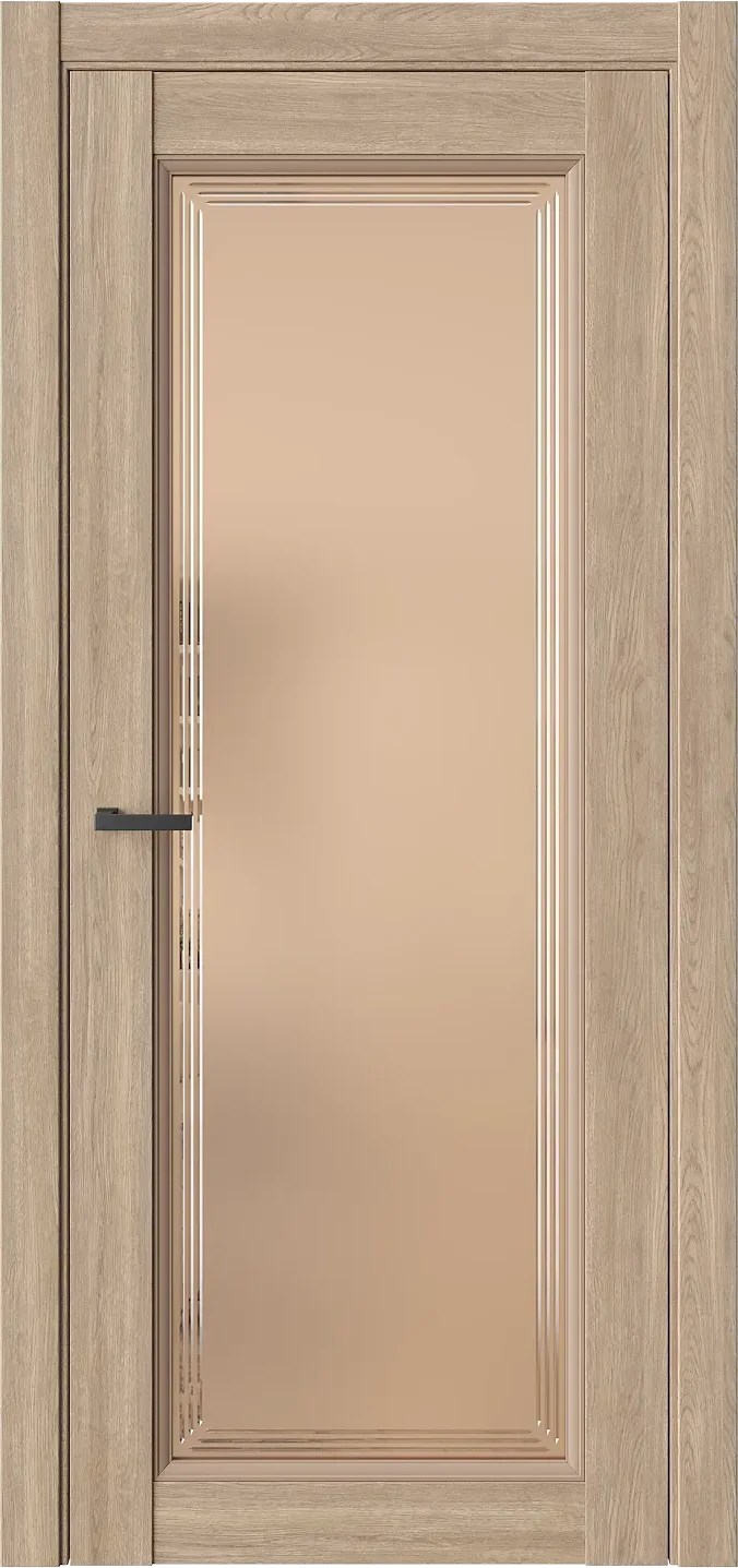 Межкомнатная дверь ENIKA&amp;nbsp2 — Брандо Стекло-1-бронза(Сатинат)